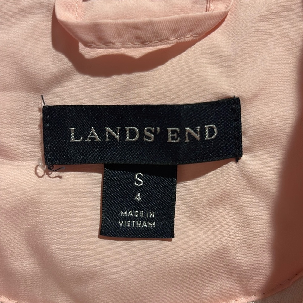 Lands End Pink Quilted Jacket - Picture 3 of 14
